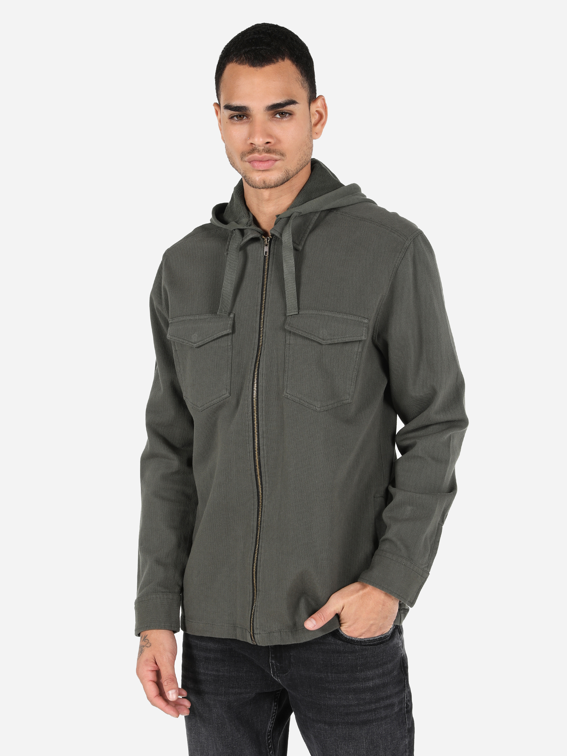 

Ветровка Colin' CL1050334KHA  Khaki, Ветровка Colin's CL1050334KHA S Khaki