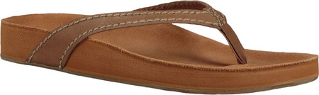 

Женские вьетнамки, сланцы Sanuk She Loungy Wedge Flip Flop Brown Leather 37