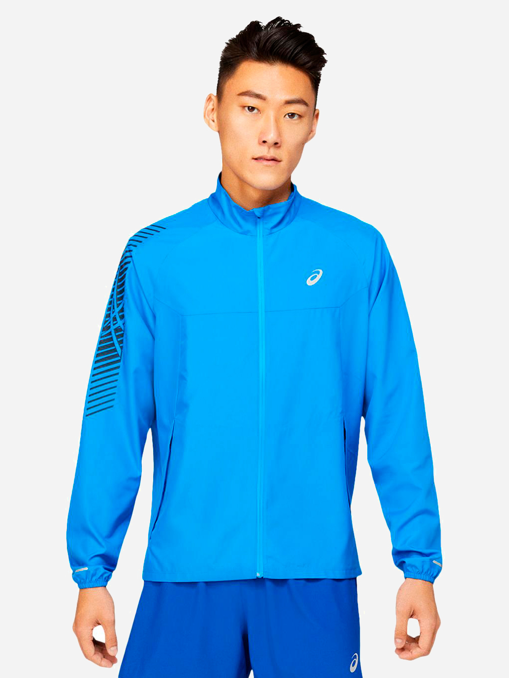 Ветровка ASICS ICON JACKET 2011B051-406 S Синяя (4550329938226) – в ...
