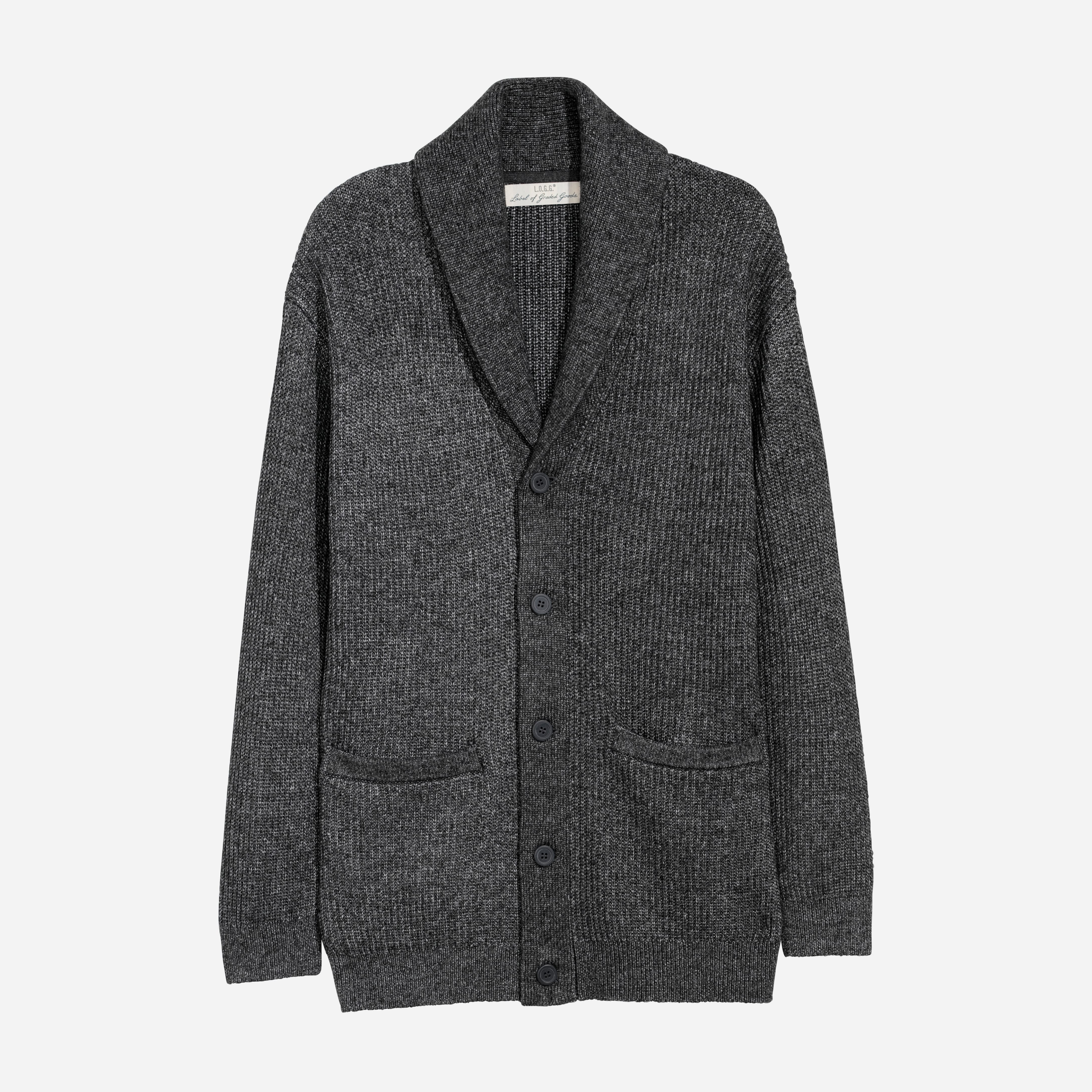 

Кардиган H&M L.O.G.G. XAZ089611WLMG Темно-серый