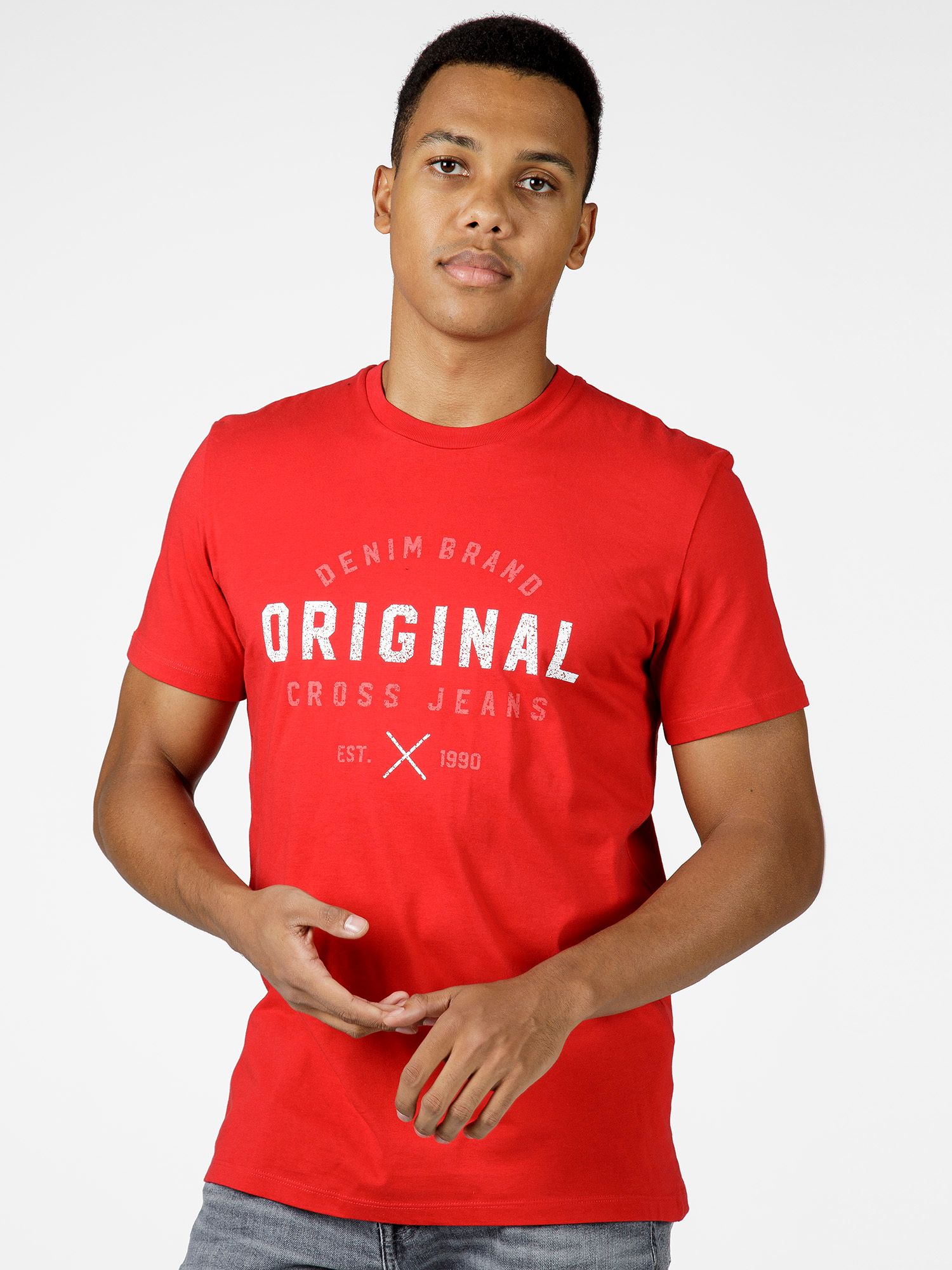 

Футболка Cross Jeans 15627-007 2XL Red