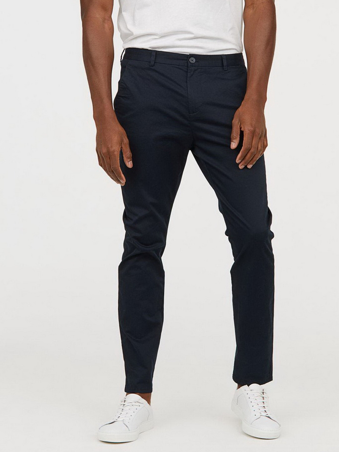 

Брюки H&M 03-0466595-8 48 Темно-синие (СА2000001656068)