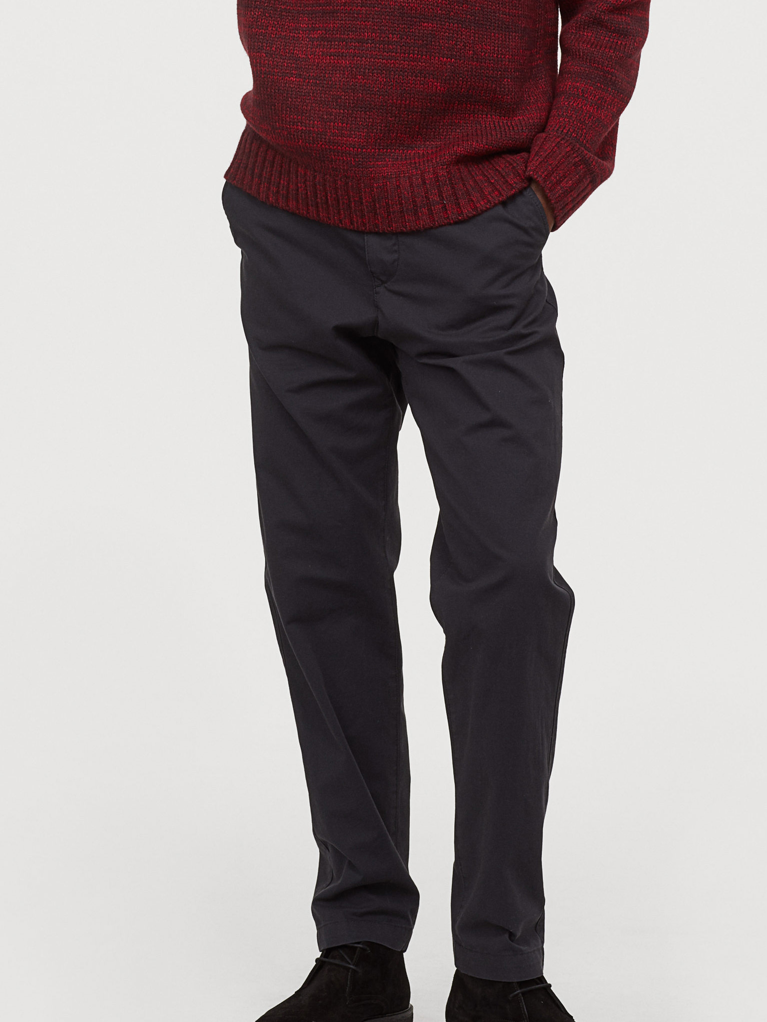 

Брюки H&M 0839259-0 XL Темно-синие (СА2000001726495)