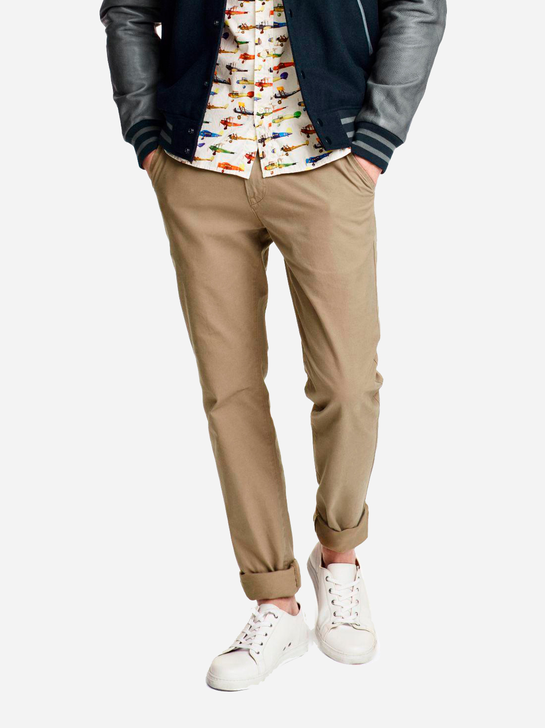 

Брюки H&M 3496374-ACTQ 32 Бежевые