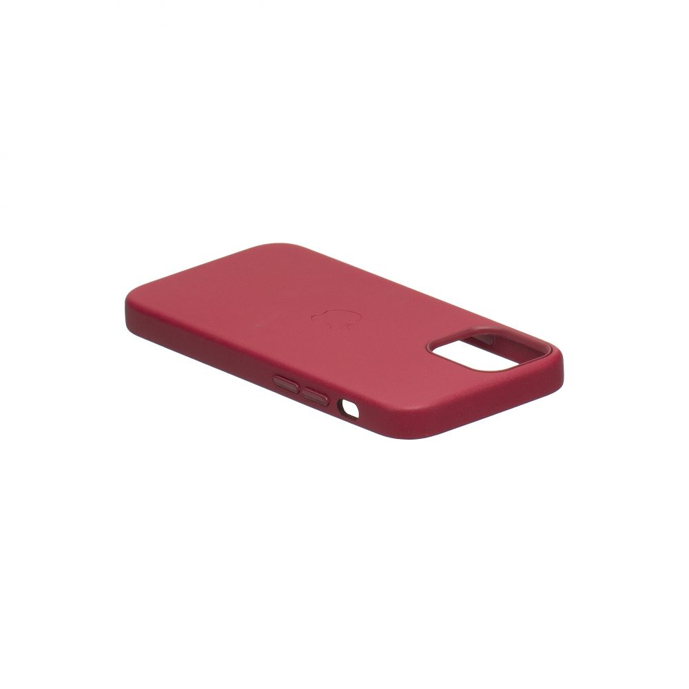 

Чехол-накладка MagSafe Leather Case Full Size для Apple iPhone 12 Mini Berry