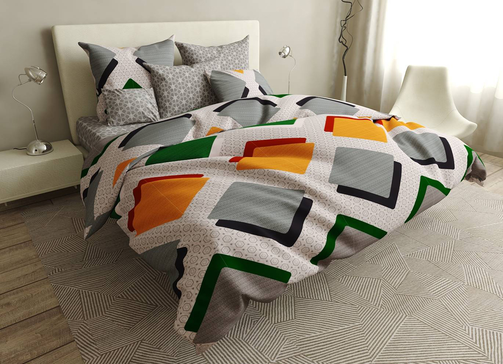 

Комплект постельного белья MirSon Бязь Premium 17-0371 Yaounde King Size