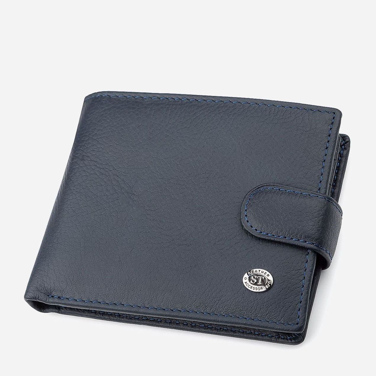

Портмоне ST Leather Accessories 18329 Синее