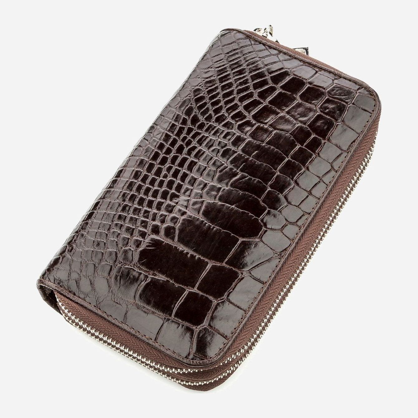 

Портмоне мужское из натуральной кожи Crocodile Leather leather-18526 Коричневое