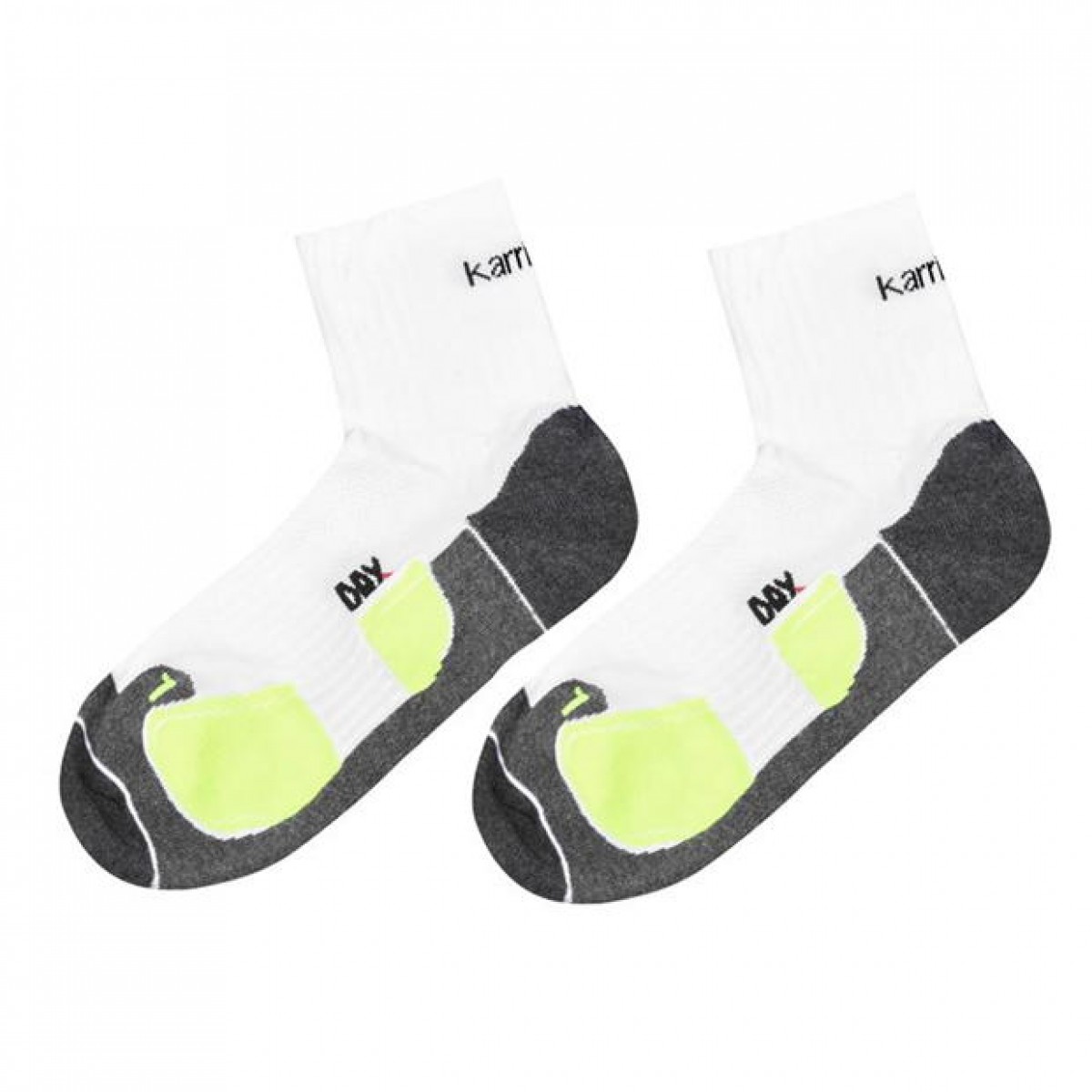 

Носки Karrimor Dri Skin 2 Pack Running White/Fluo, Носки Karrimor Dri Skin 2 Pack Running White/Fluo, 40-45