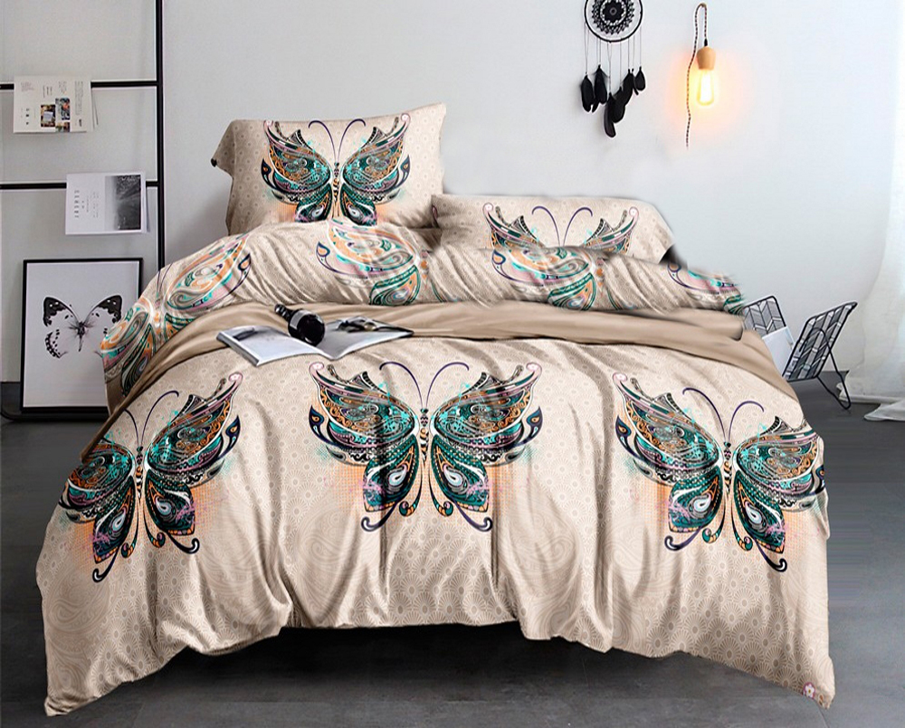 

Комплект постельного белья MirSon Бязь Premium 17-0377 Strasbourg Семейный 160x220 см