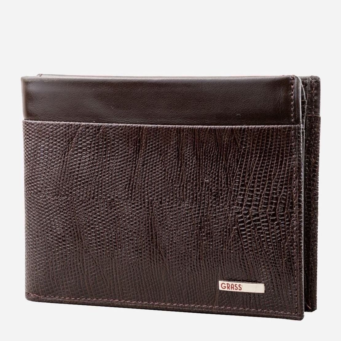 

Мужской кошелек кожаный GRASS SHI363-33 Коричневый