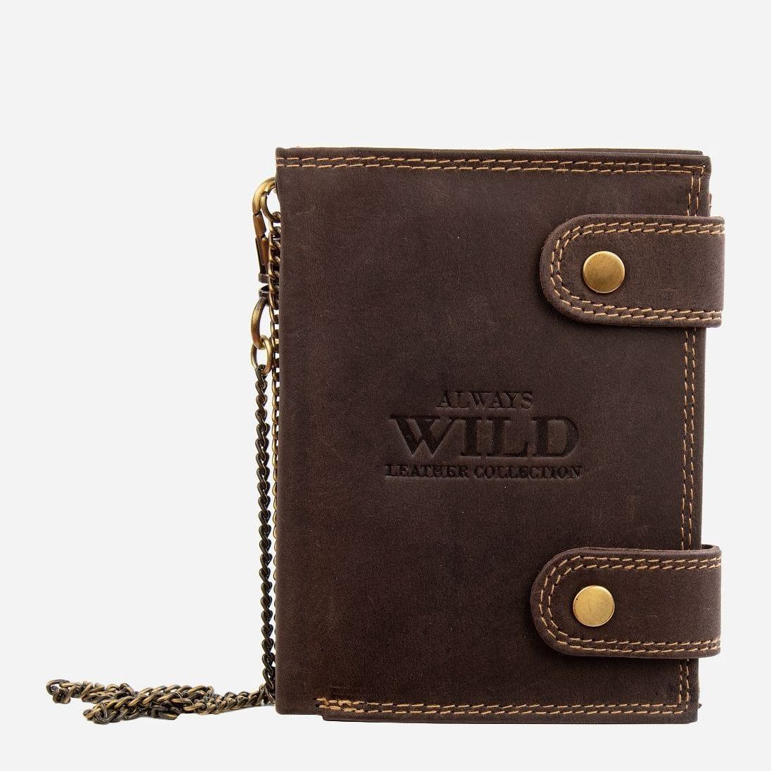 

Кошелек мужской кожаный Always Wild DNK2901BIG-brown Коричневый