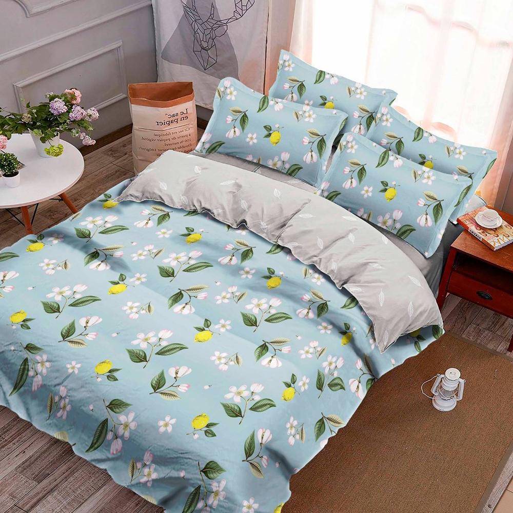

Комплект постельного белья MirSon Бязь Premium 17-0374 Flowers Семейный