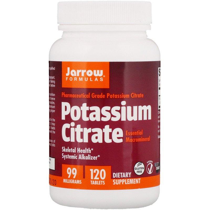 

Цитрат калия Jarrow Formulas "Potassium Citrate" 99 мг (120 таблеток)