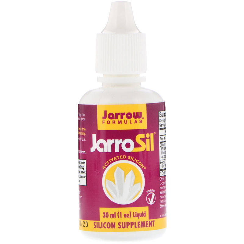 

Активированный кремний Jarrow Formulas "JarroSil" в жидкой форме с цинком и бором, 4 мг (30 мл)