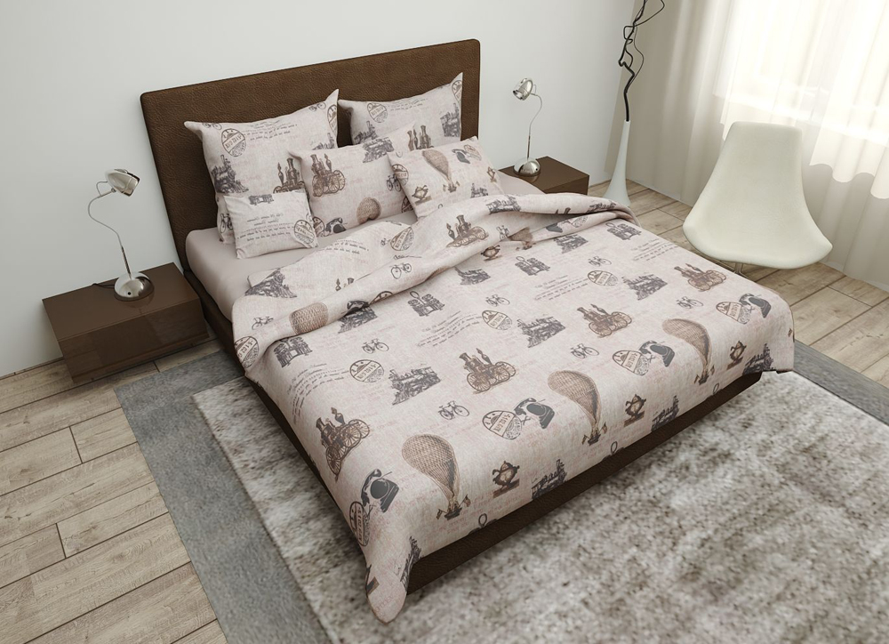 

Пододеяльник MirSon Бязь Premium 17-0376 Bordeaux 143x210 см