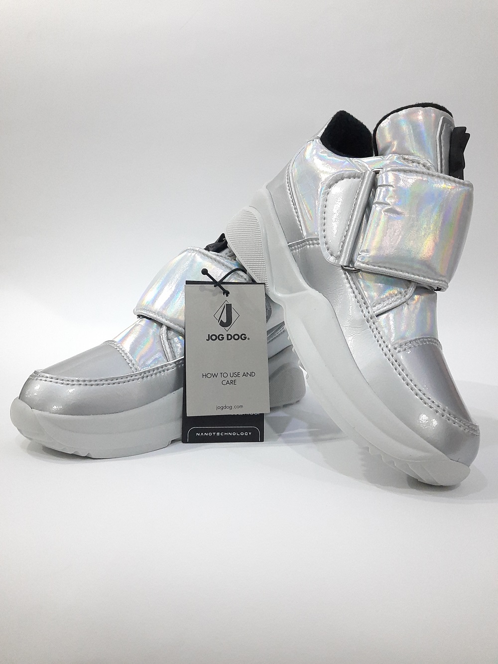 

Ботинки JOG DOG ZaffiroHologram_SilverPearly серебристый 34 (1607R1-34)