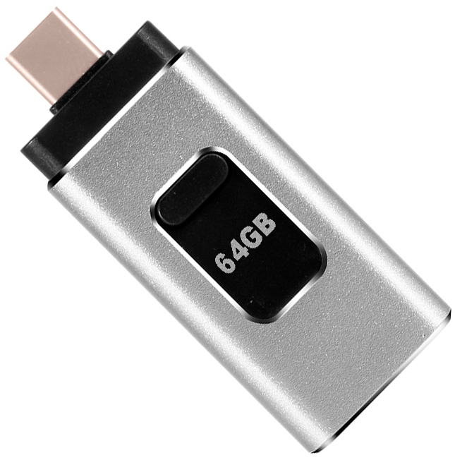 Акція на UFT FD64 3 в 1 64GB USB / Type-C / Lightning (UFTFD64) від Rozetka UA