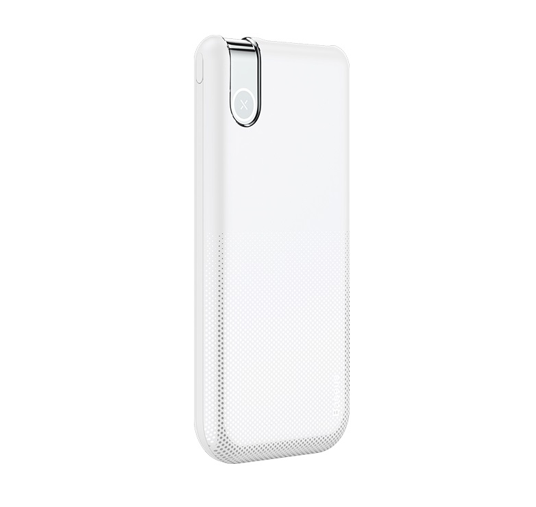 

Портативный аккумулятор с беспроводной зарядкой Baseus Thin Version 10000mAh Qi (PPALL-QY02) White