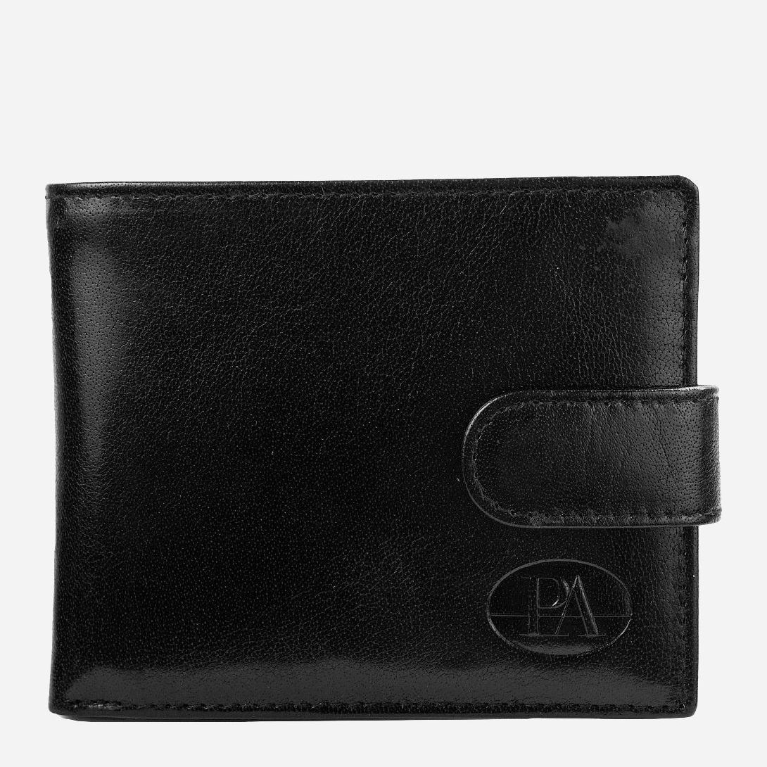 

Мужское портмоне кожаное PA DNKPW010L-BTU-black Черное