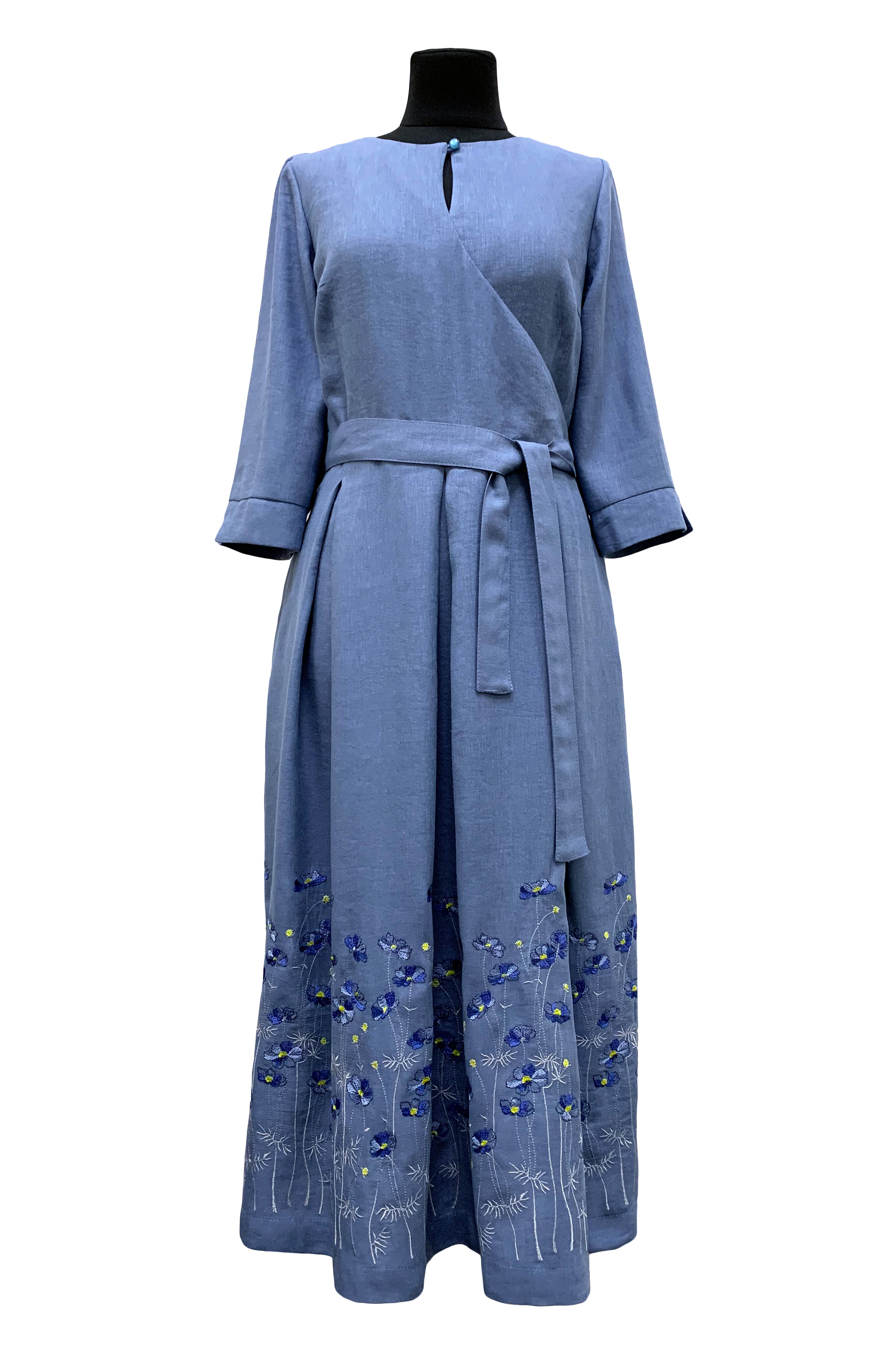 

Платье Галерея льону Платье голубой  0117//1651, Платье Галерея льону Платье голубой 42 0117/42/1651