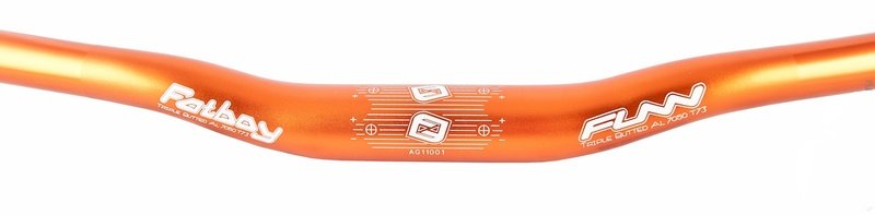 

Велосипедный руль Funn Fatboy Ø31.8 750mm 15 rise Blast Polish Orange