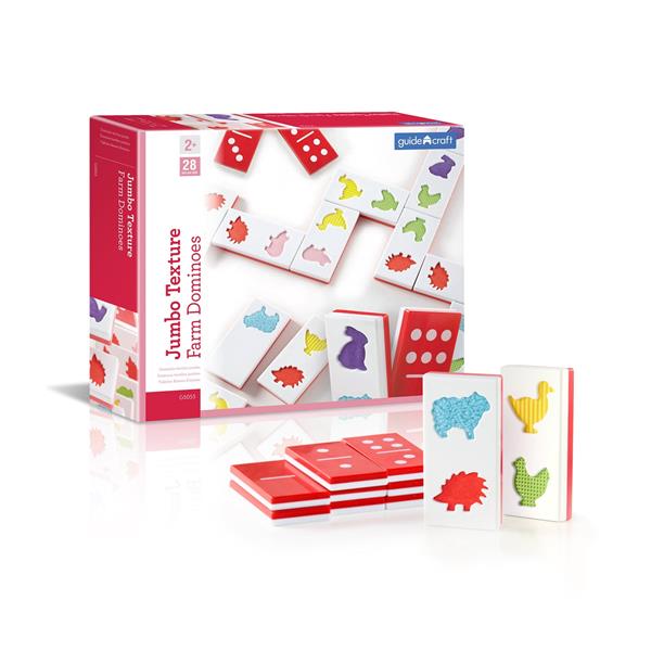 

Тактильне доміно Guidecraft Manipulatives Ферма (G505521)