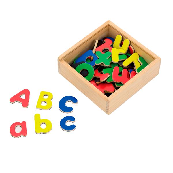

Набір магнітних літер Viga Toys Англійські великі та малі, 52 шт. (5032421)