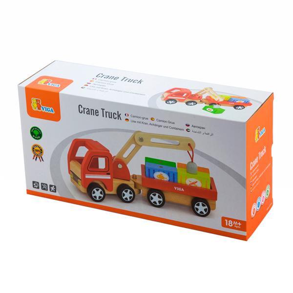 

Дерев'яна іграшкова машинка Viga Toys Автокран (5069021)