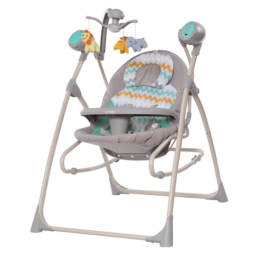 

Колиска-гойдалка CARRELLO Nanny 3в1 CRL-0005 Grey Wave /1/ MOQ