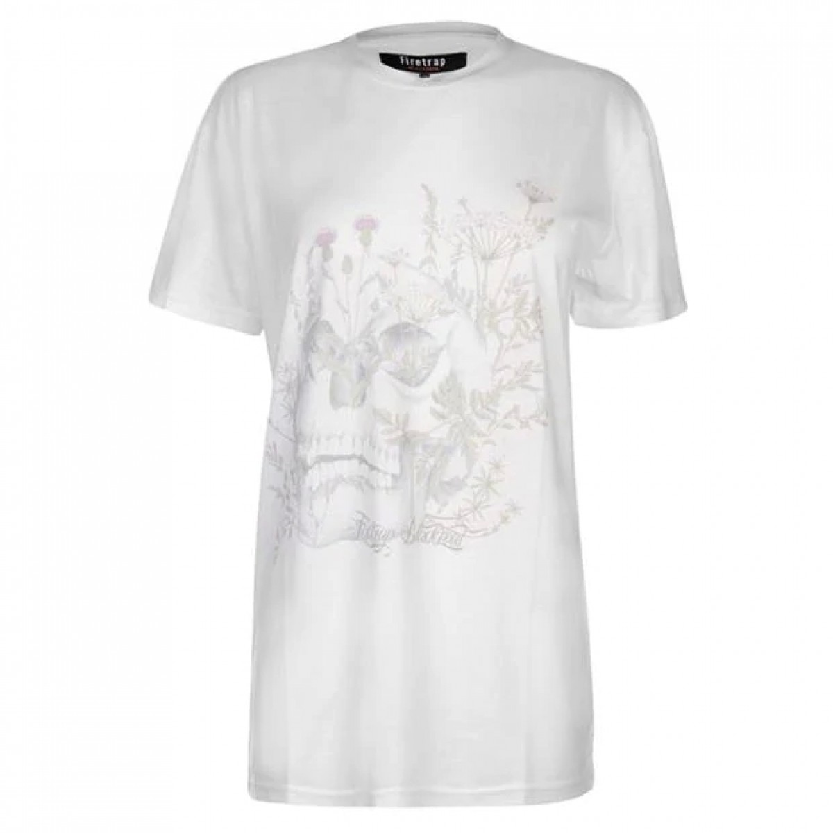 

Футболка Firetrap Blackseal Maia White Flrl Skll,  (42, Футболка Firetrap Blackseal Maia White Flrl Skll, XS (42)