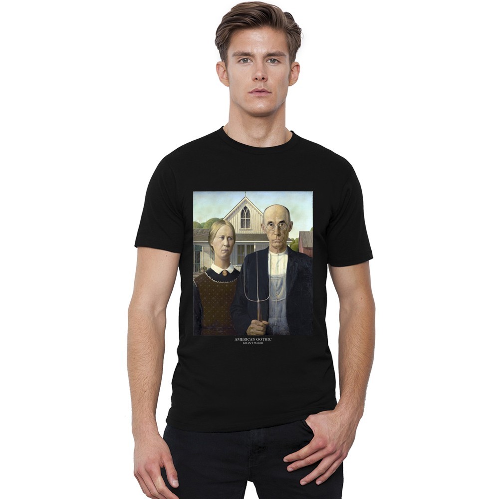 

Футболка Fanbolka Американская готика  Черная, Футболка Fanbolka Американская готика XL Черная