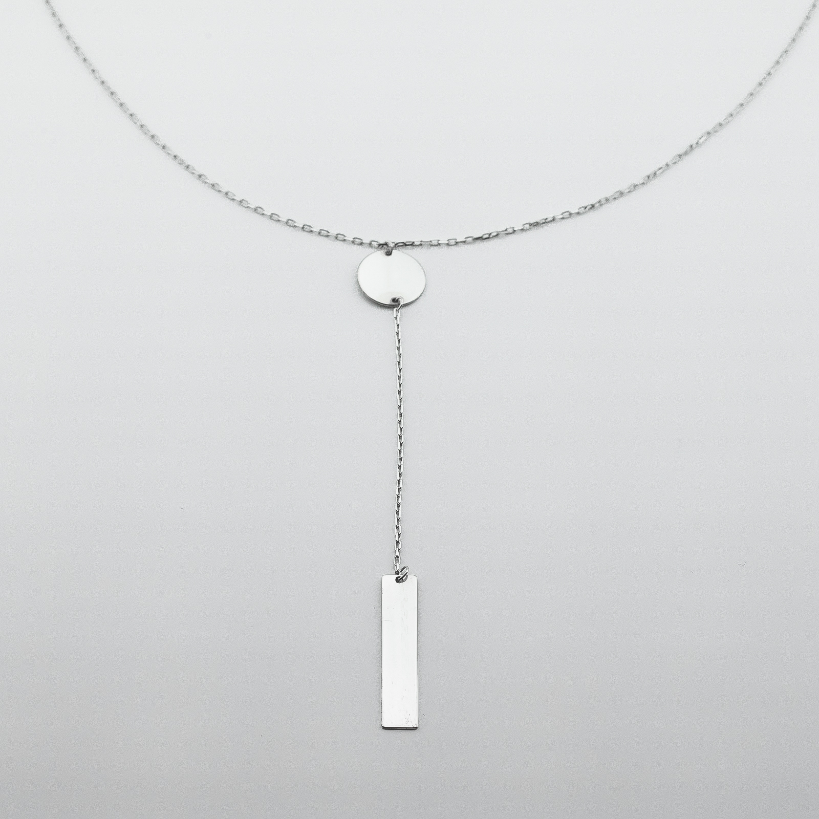 

Серебряное колье-галстук ko14674 Диамант, 45 размер