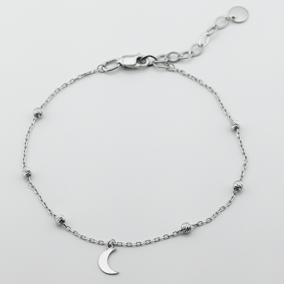 

Серебряный браслет Луна b15941 Диамант, 18 размер