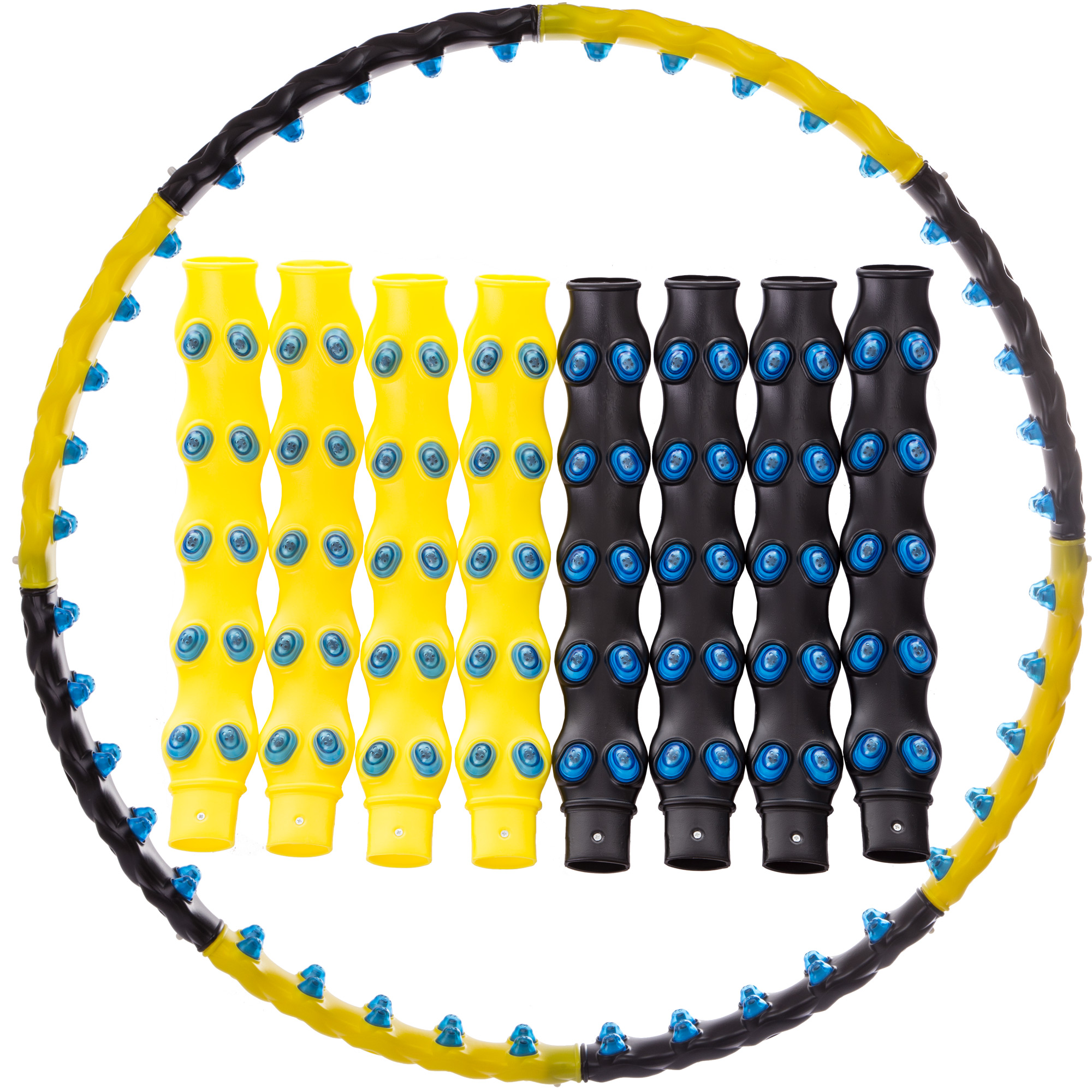 

Обруч массажный Hula Hoop DOUBLE GRACE MAGNETIC d-101см JS-6001