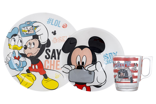 

Набір посуду дитячого 3 пр. Luminarc Disney Party Mickey (4871l)