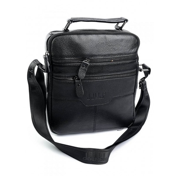 

Мужская сумка кожаная BagMan 4286 Black