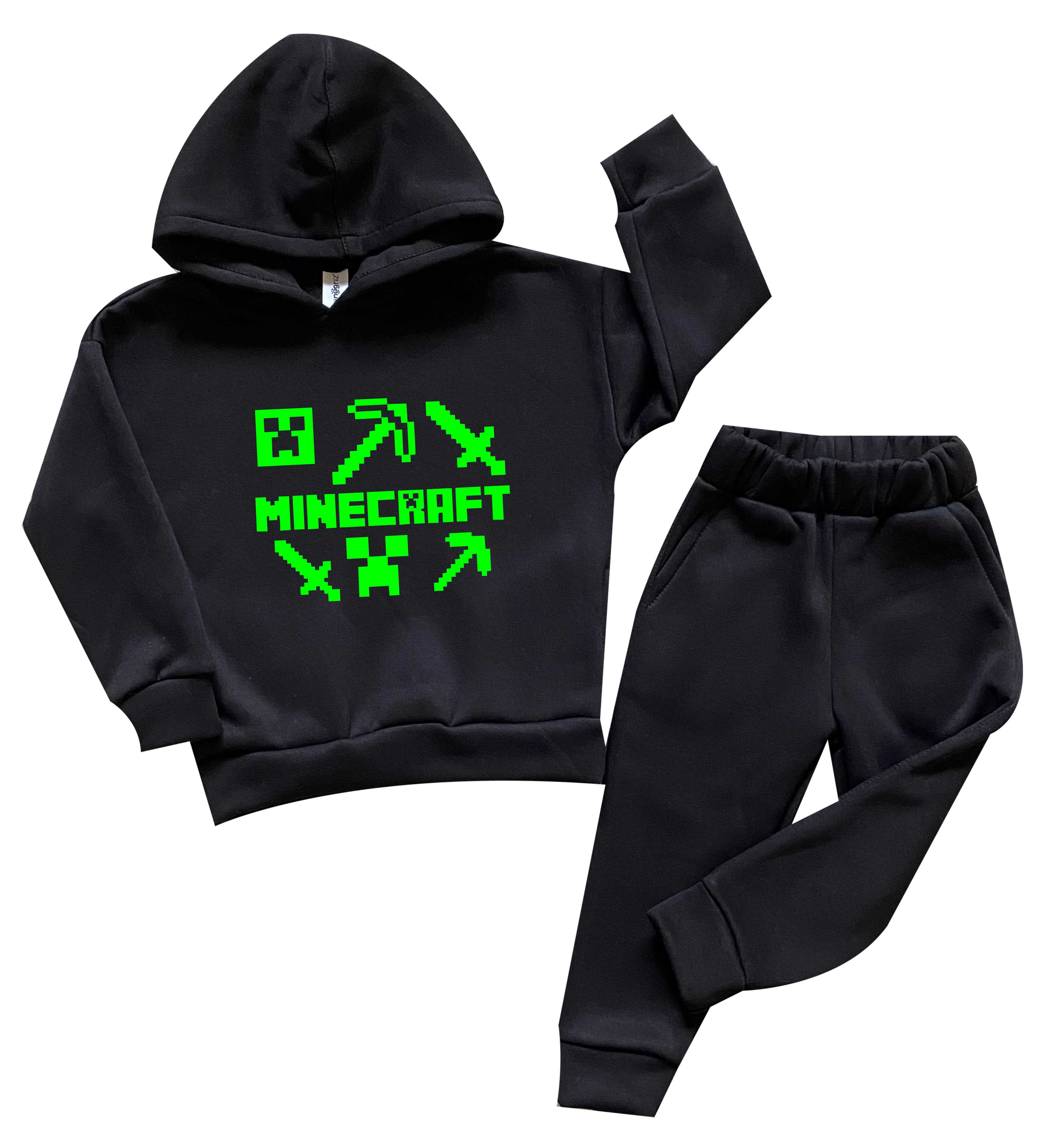 

Костюм утеплений "Minecraft neon" СПИ-К002 чорний 122 см