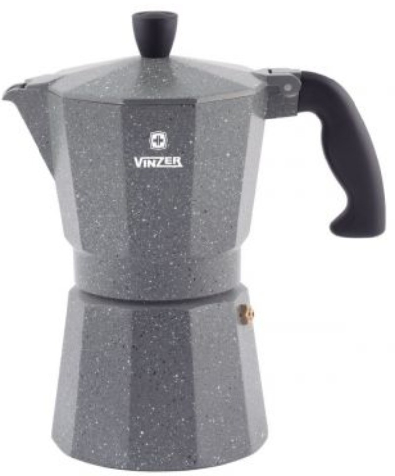 

Кофеварка гейзерная 330мл Vinzer Moka Granito 89398