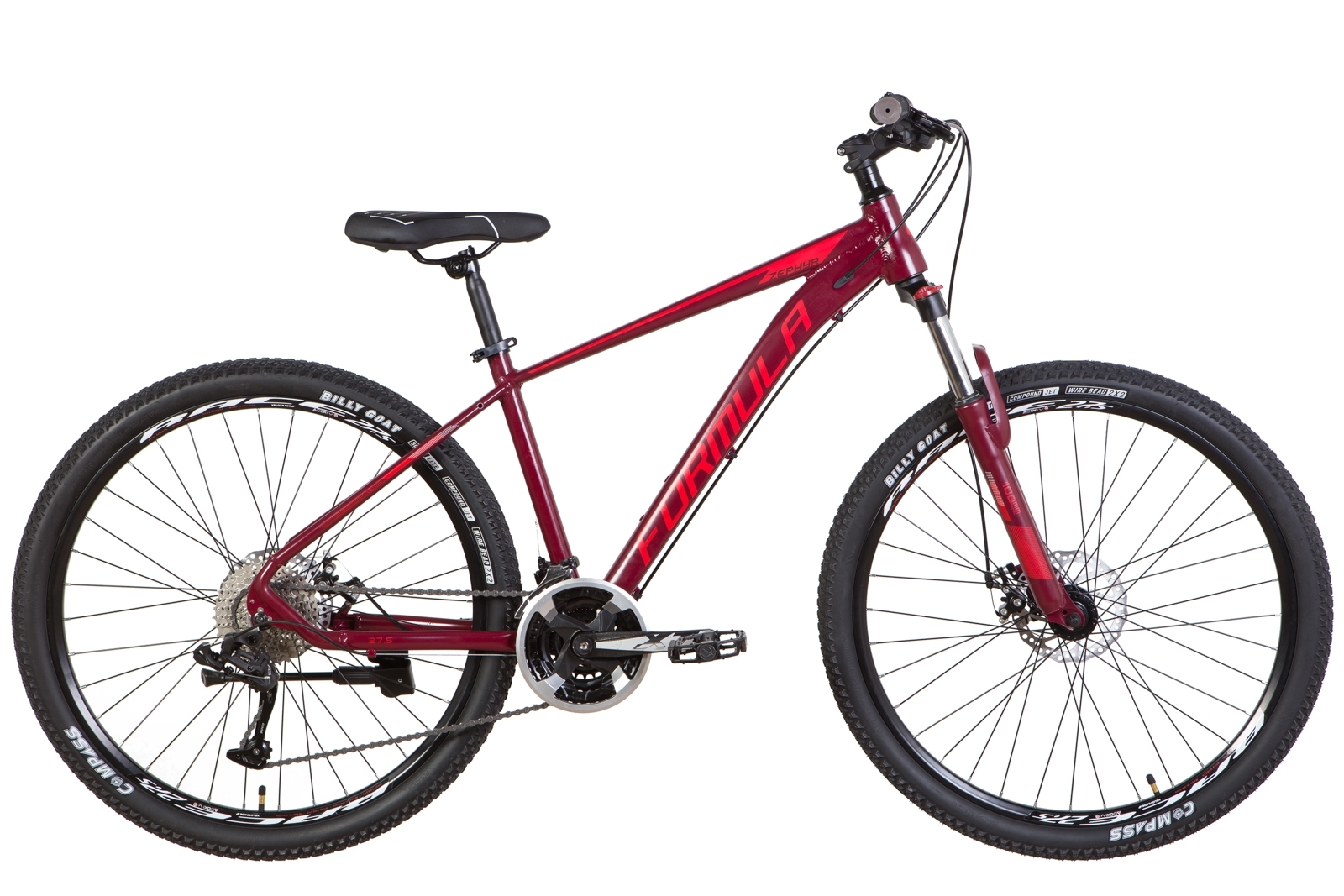 

Велосипед AL 27.5" Formula ZEPHYR 2.0 AM DD 2022 (красный (м)) Formula OPS-FR-27.5-148