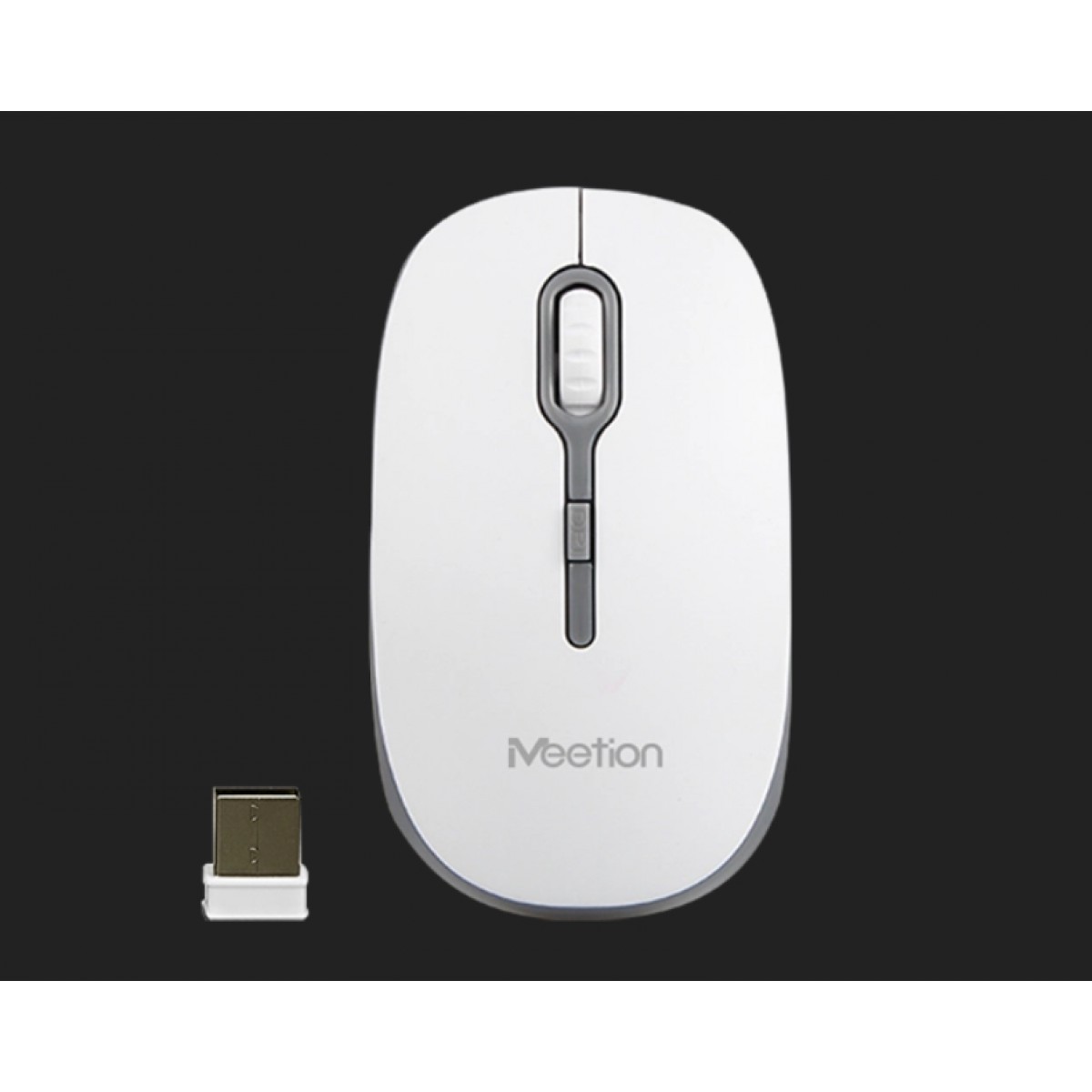

Мышь беcпроводная Meetion MT-R547 white+grey