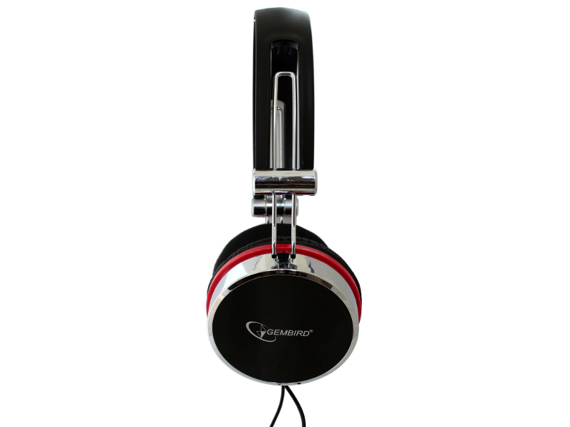 

Наушники гарнитура накладные Gembird MHS-903 Black/Silver