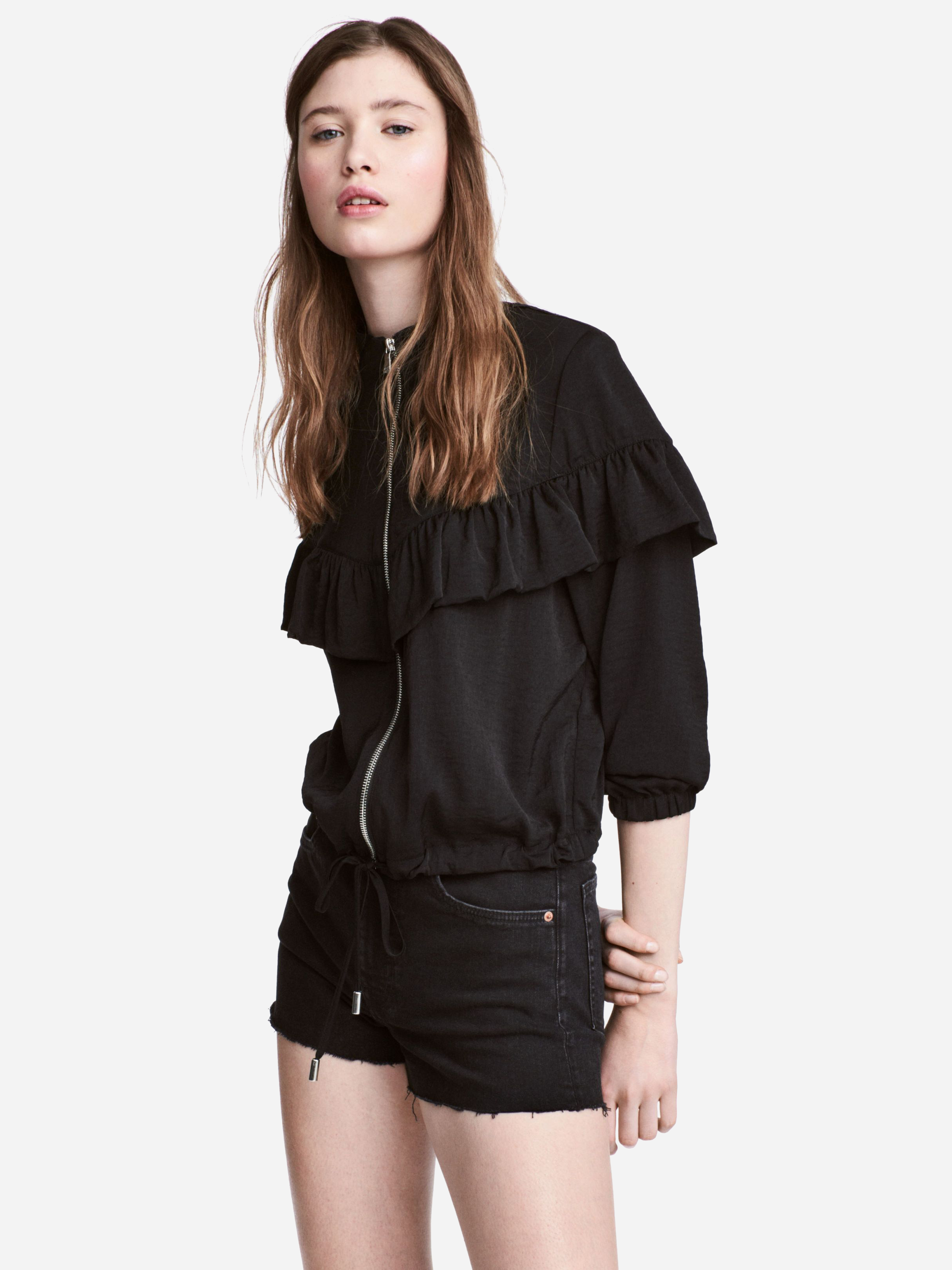 

Блузка H&M 5270235-AAAD 32 Черная