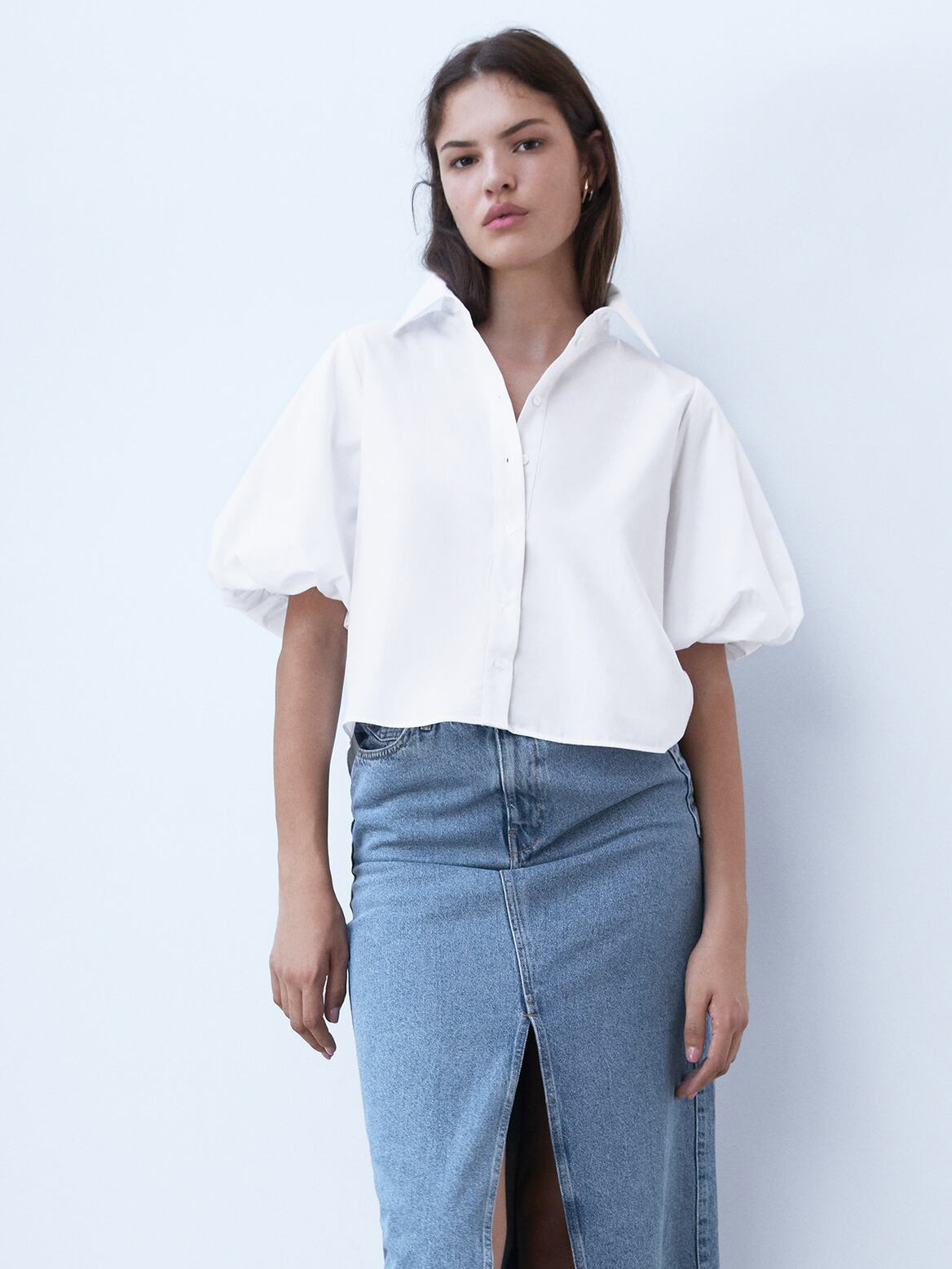 

Блузка Zara 3666/158/250 XL Белая