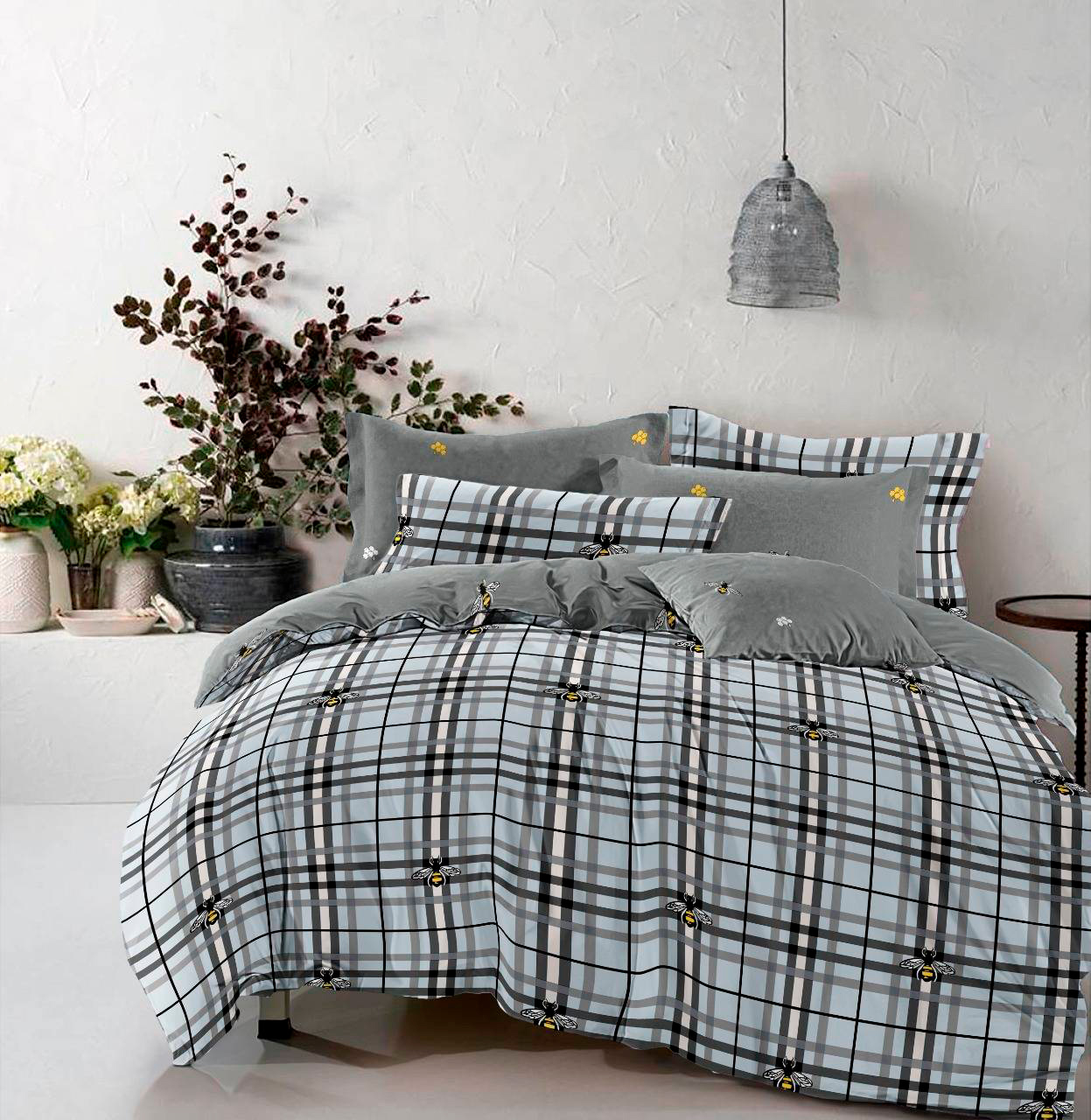 

Простынь MirSon Бязь Premium 17-0437 Bee 150х220