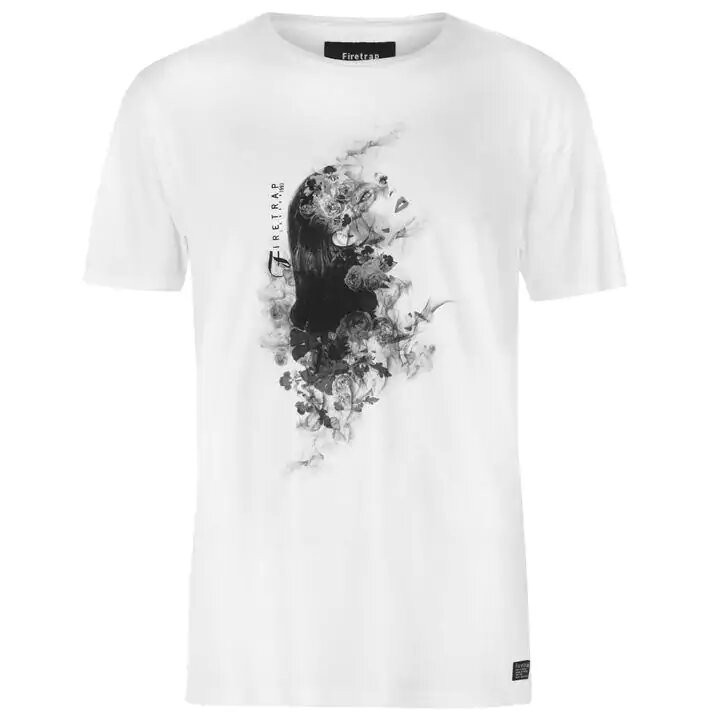 

Футболка Firetrap Graphic T Shirt (Smoke Lady)  Белый 59080890, Футболка Firetrap Graphic T Shirt (Smoke Lady) M Белый 59080890