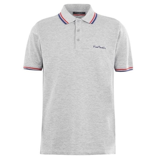 

Поло Pierre Cardin Tipped Polo  Серый 54077911, Поло Pierre Cardin Tipped Polo 3XL Серый 54077911