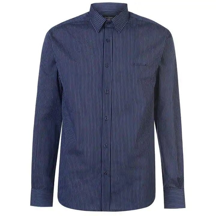 

Рубашка Pierre Cardin Long Sleeve L Синий/Полоска 55800175