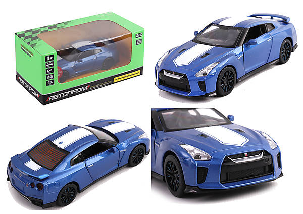 

Машина металл 1:32 Nissan GT-R (R35) свет, звук, 2 цвета Автопром (68469)