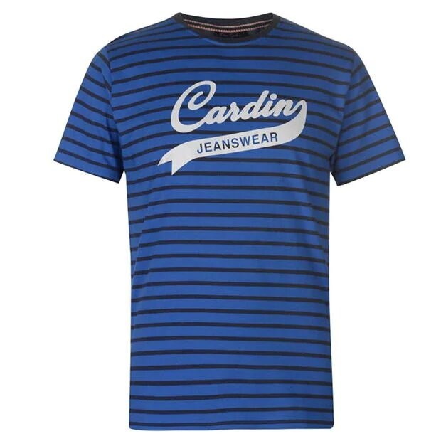 

Футболка Pierre Cardin Striped Jeans Wear T Shirt Mens  Синий 59456758, Футболка Pierre Cardin Striped Jeans Wear T Shirt Mens L Синий 59456758